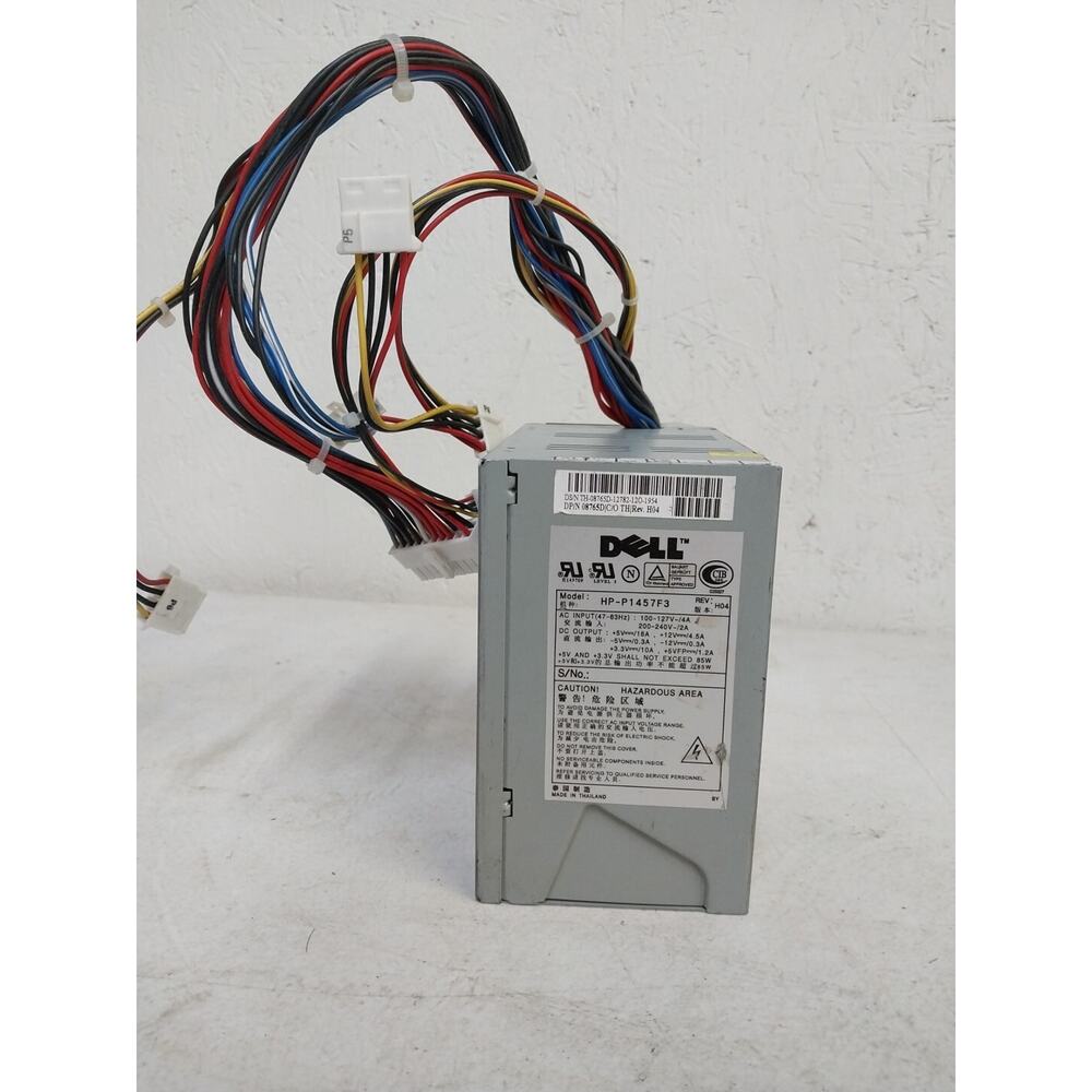 Dell 0008765D Rev.H04 Power Supply, Model HP-P1457F3
